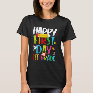 T-shirt Joyeux premier jour de première année de primaire