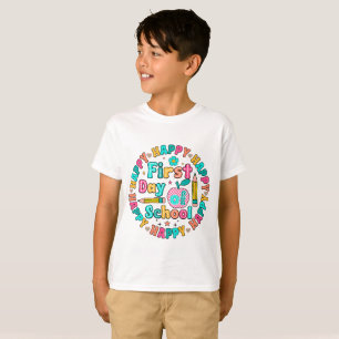 T-shirt Joyeux premier jour d'école