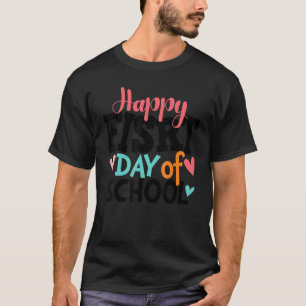 T-shirt Joyeux premier jour d'école enseignant élève de pr