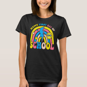 T-shirt Joyeux premier jour d'école enseignants femmes étu