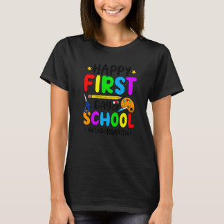 T-shirt Joyeux premier jour d'école maternelle équipage En