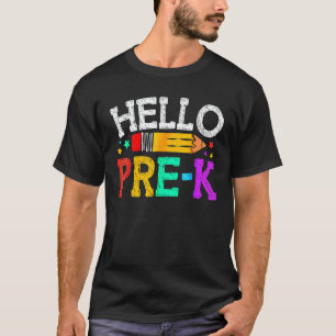 T-shirt Joyeux premier jour d'école Professeur Retour à l'