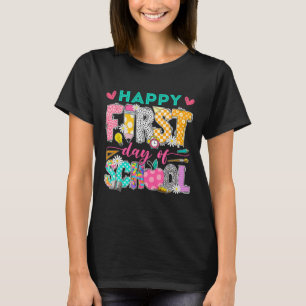 T-shirt Joyeux premier jour d'école Retour à l'école St