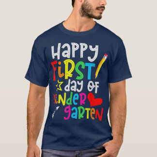 T-shirt Joyeux Premier Jour D'Enseignant De La Maternelle 