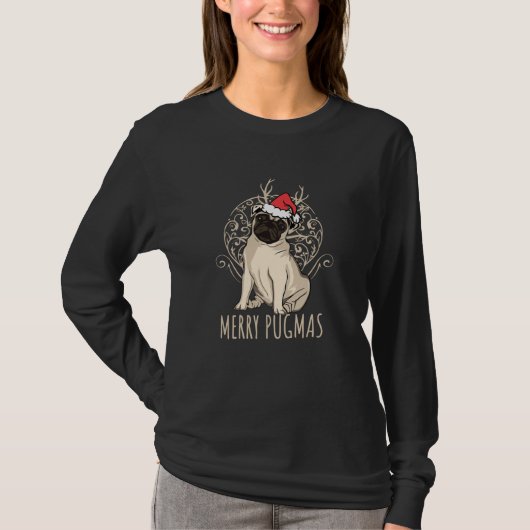 T-shirt Joyeux Pugmas (Devant)