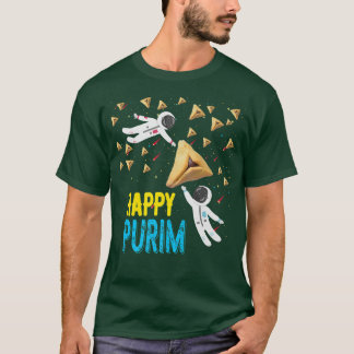T-shirt Joyeux Purim Juif Funny Hamantaschen Cadeau Purim 
