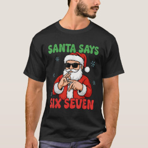 T-shirt Joyeux Quackmas Noël Chapeau de Père Noël Renne El