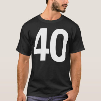T-shirt Joyeux quarantième anniversaire