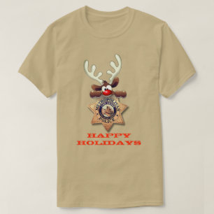 T-shirt Joyeux Reindeer Las Vegas Metropolitan PD