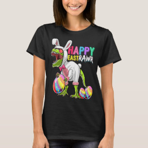 T-shirt Joyeux Rex Dinosaure Easter Bunny Egg Costu