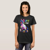 T-shirt Joyeux Rex Dinosaure Easter Bunny Egg Costu (Devant entier)
