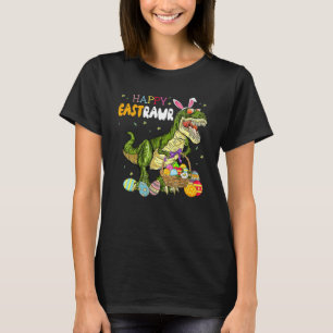 T-shirt Joyeux Rex Dinosaure Easter Bunny Egg Kids