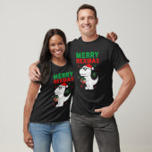 T-shirt Joyeux Rexmas Père Noël Trex Dino Toddler Noël Pjs (Unisexe)