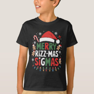 T-shirt Joyeux Rizz Mas Sigmas Funny Gen Alpha X mas Père 