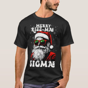 T-shirt Joyeux Rizz Mas Sigmas Funny Gen Alpha X Mas Père 