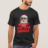T-shirt Joyeux Rizz Mas Sigmas, Joyeux T-Shi T-Shi Noël (Devant)