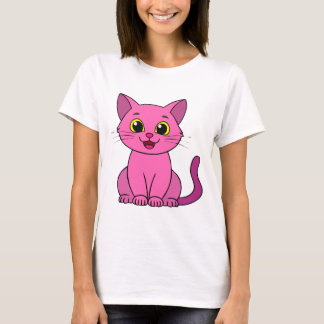 T-shirt Joyeux Rose Kitty Rose