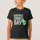 T-shirt Joyeux Saint Casquette Trick's Day St patrick de h (Devant)