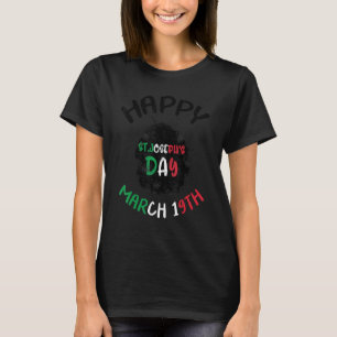 T-shirt Joyeux Saint Joseph Jour Jésus Sfingi Zeppole Chri