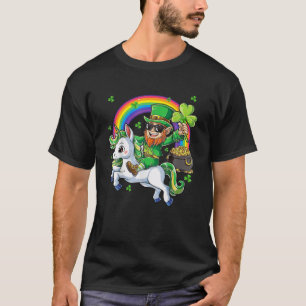 T-shirt Joyeux Saint Patrick Jester Unicorn Funny Gif