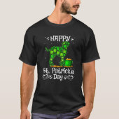 T-shirt Joyeux Saint Patrick S Day Chiens Dalmatiens Shamr (Devant)