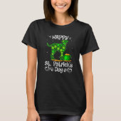 T-shirt Joyeux Saint Patrick S Day Chiens Dalmatiens Shamr (Devant)