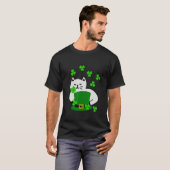 T-shirt Joyeux Saint Patrick's Day Kitten Chat attrape Luc (Devant entier)