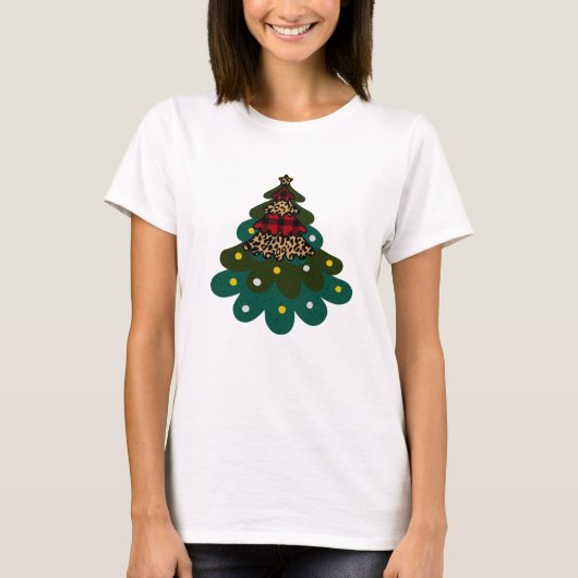 T-shirt Joyeux sapin de Noël (Devant)