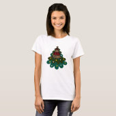 T-shirt Joyeux sapin de Noël (Devant entier)