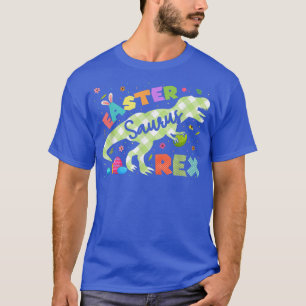 T-shirt Joyeux Saurus De Pâques Sont Tre Avec L'Oreille De