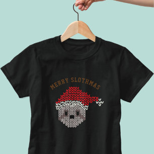T-shirt Joyeux Slothmas Père Noël Jolie Noël