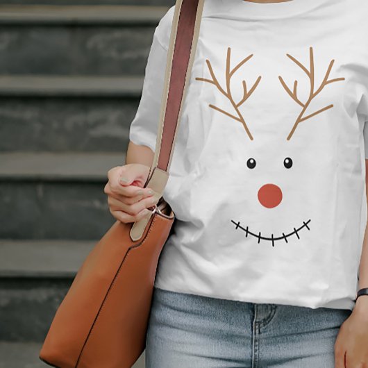 T-shirt Joyeux Smile Snowman Face