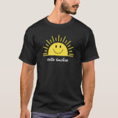 T-shirt Joyeux soleil mignon sourire jaune visage soleil s (Devant)