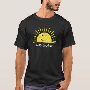 T-shirt Joyeux soleil mignon sourire jaune visage soleil s
