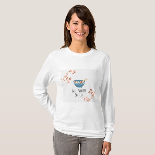 T-shirt Joyeux Solstice d'hiver (Devant entier)