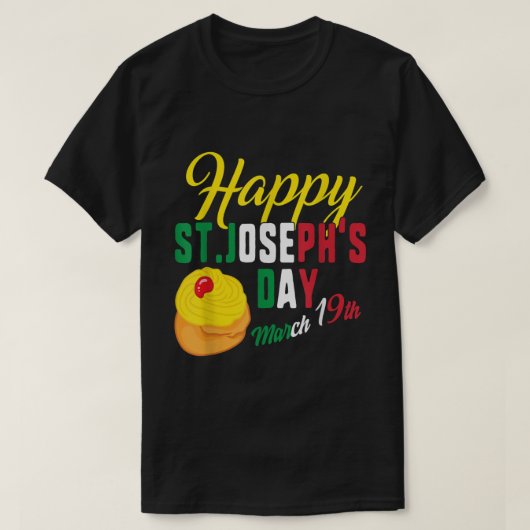 T-shirt Joyeux St Josephs Day Jésus catholique Marc religi (Design devant)