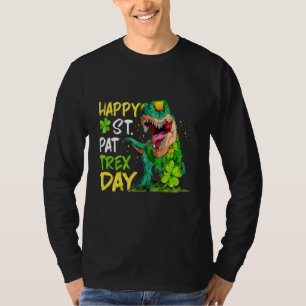 T-shirt Joyeux St Pat Rex Day Toddler Kids Dino Saint Patr