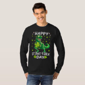 T-shirt Joyeux St Pat Rex Dinosaur Saint Patrick pour (Devant entier)