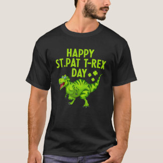 T-shirt Joyeux St Pat-Rex Dinosaur Saint Patrick pour