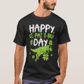 T-shirt Joyeux St Pat Rex Dinosaur Saint Patrick pour (Devant)
