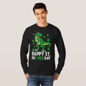 T-shirt Joyeux St PaT Rex Dinosaur Saint Patrick pour (Devant entier)