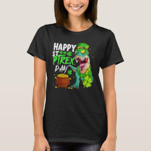 T-shirt Joyeux St Pat Rex Jour Drôle St Patrick Cute T Rex