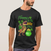 T-shirt Joyeux St Pat Rex Saint Patrick's Day Dinosaur Cad (Devant)