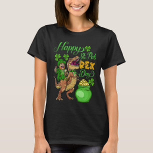 T-shirt Joyeux St Pat Rex Saint Patrick's Day Dinosaur Kid