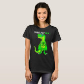 T-shirt Joyeux St Pat T Rex Saint Patrick's Day Dinos Drôl (Devant entier)