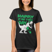 T-shirt Joyeux St Pat T-Rex Saint Patrick's Day Dinosaur B (Devant)