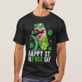 T-shirt Joyeux St Pat T-Rex Saint Patrick's Day Dinosaur B (Devant)