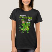 T-shirt Joyeux St Pat T Rex Saint Patrick's Day Dinosaur B (Devant)