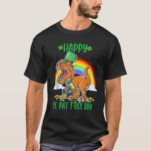 T-shirt Joyeux St Pat Trex Day Dino Jour de la Saint Patri