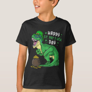 T-shirt Joyeux St Pat Trex Day Dino St Patricks Day Tout-P